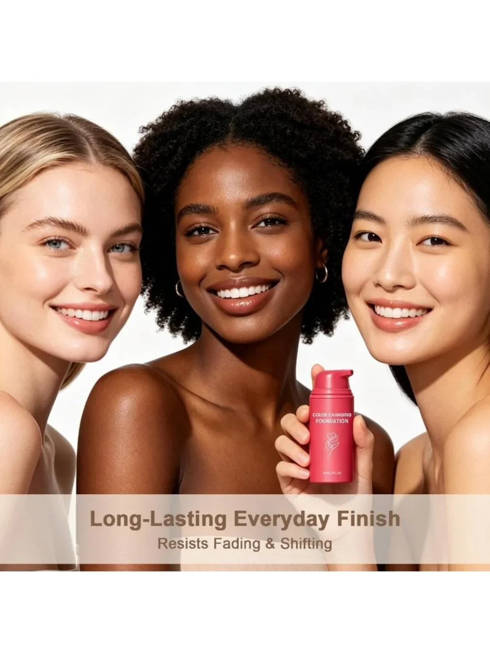 Color Changing Liquid Foundation - Skin Tone Adapting Makeup for Women